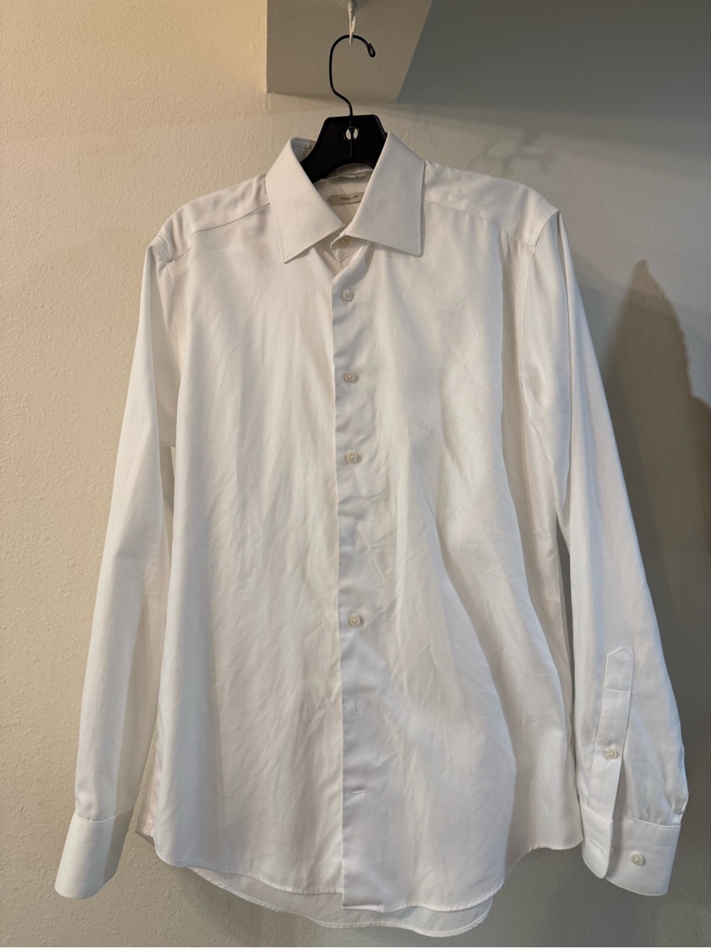 Suitsupply White Men's Dress Shirt - Classic Point Collar